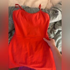 ALO Yoga Vibrant Orange Top